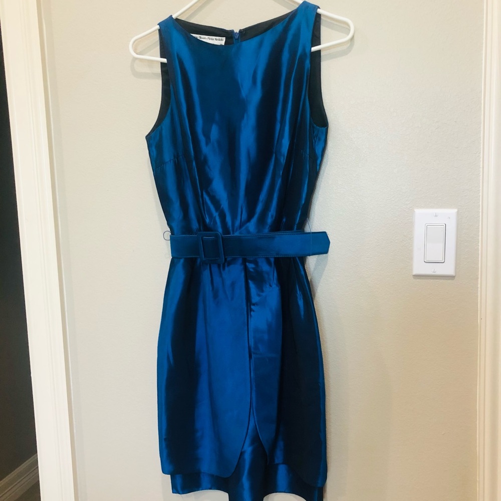 Sherrie bloom• Peter Noviello CHETTA B EVENING. Blue dress